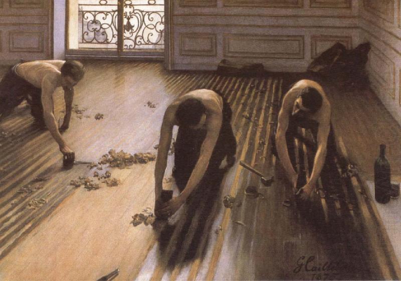 Gustave Caillebotte The Floor Strippers china oil painting image